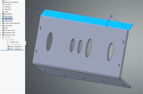 simple sheet metal box will not flatten solidworks|Video Tech Tip: Flattening and Measuring Parts in .